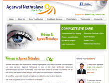 Tablet Screenshot of agarwalnethralaya.com